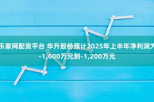 乐蒙网配资平台 华升股份预计2025年上半年净利润为-1,600万元到-1,200万元